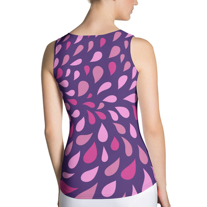 Petals Sublimation Cut & Sew Tank Top