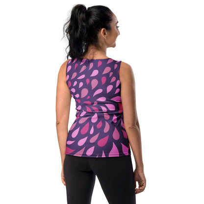 Petals Sublimation Cut & Sew Tank Top