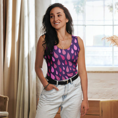 Petals Sublimation Cut & Sew Tank Top