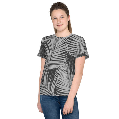 Dark-Palm Youth crew neck t-shirt