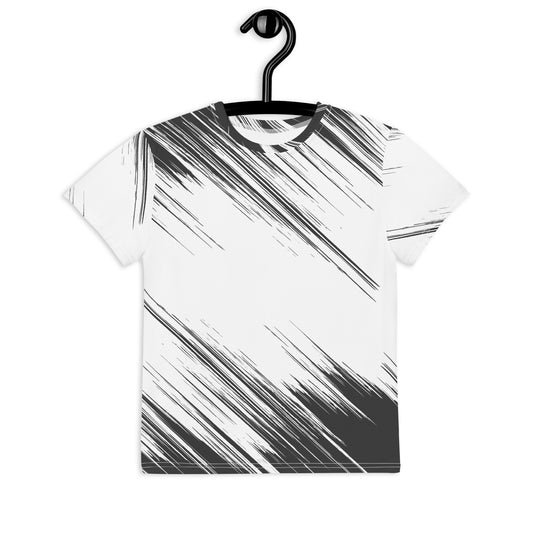 Black-On-White Youth crew neck t-shirt