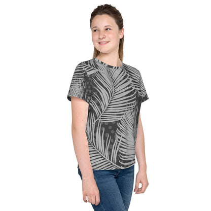 Dark-Palm Youth crew neck t-shirt