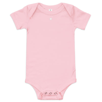 Solid Color Baby short sleeve one piece