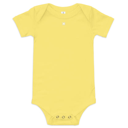 Solid Color Baby short sleeve one piece