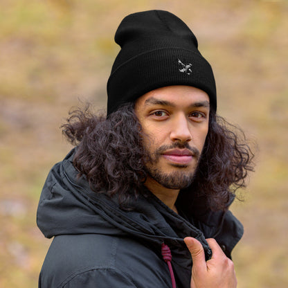 Cuffed Eagle Beanie