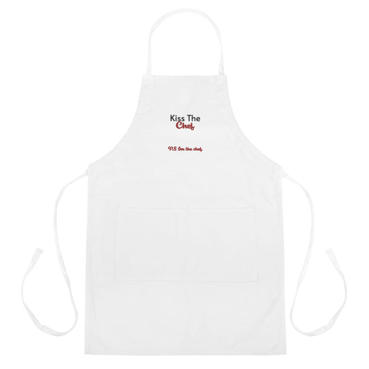 Kiss The Chef Embroidered Apron