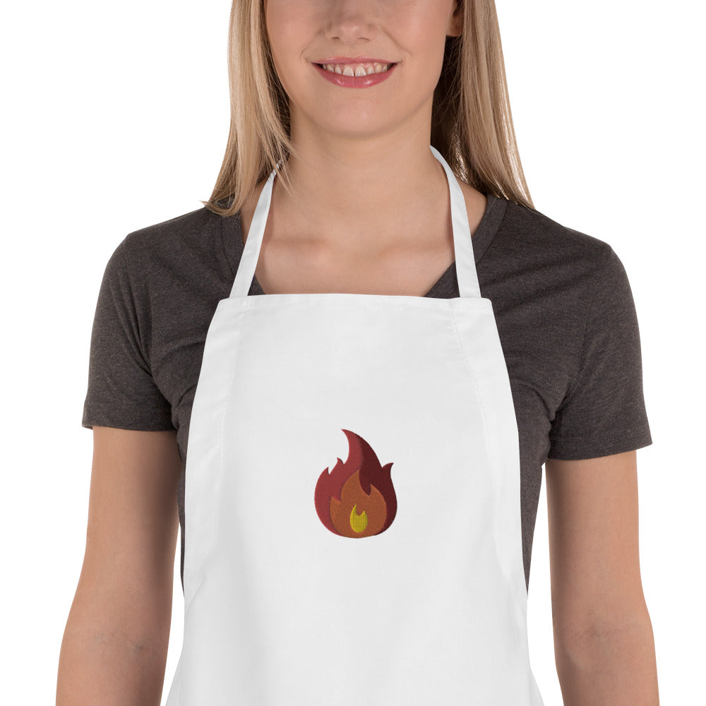 Fire Embroidered Apron
