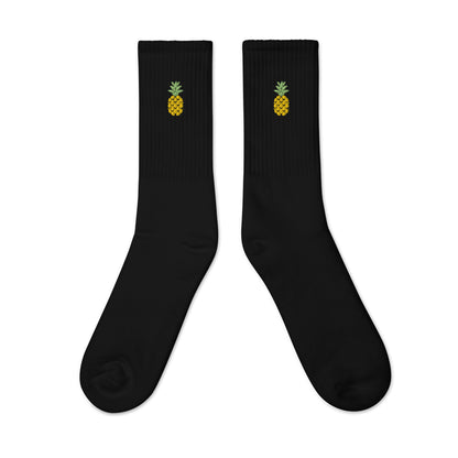 Pineapples Embroidered socks