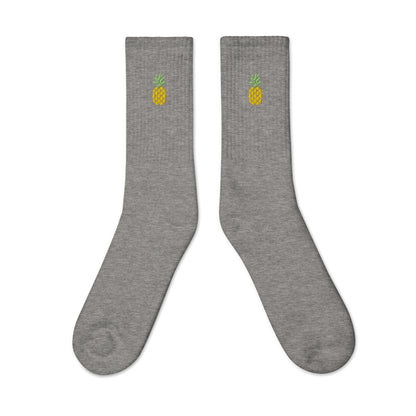 Pineapples Embroidered socks