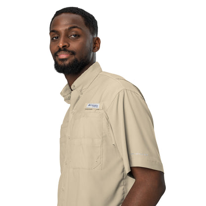 Men’s Columbia short sleeve button shirt$58.50