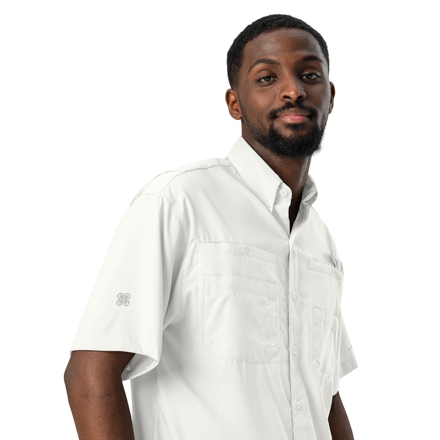 Men’s Columbia short sleeve button shirt$58.50