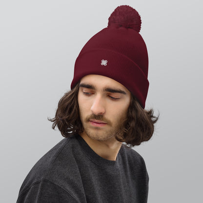 Pom pom beanie