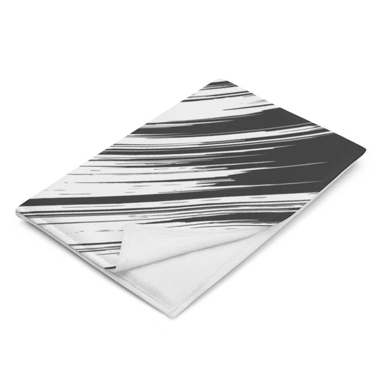 Grey-White Throw Blanket