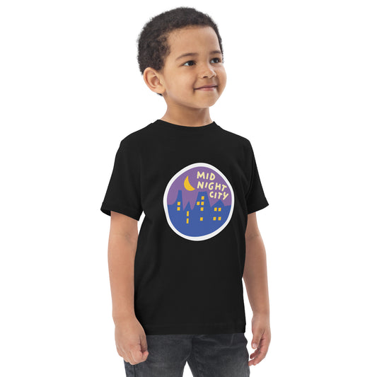 Mid-Night City Toddler jersey t-shirt