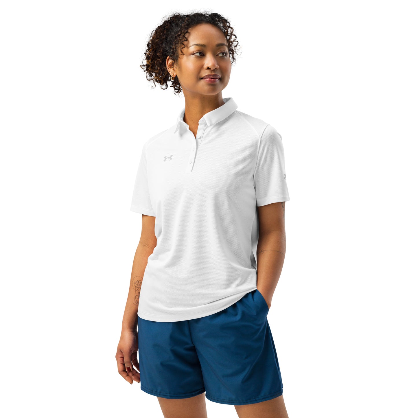 Any-Wearre X Under Armour® women’s polo$53.00