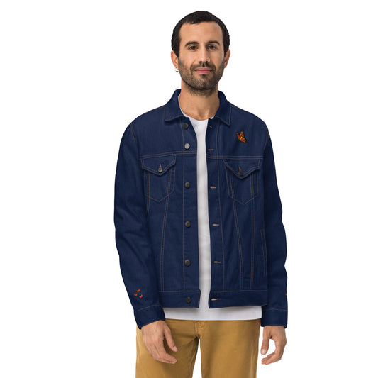 Butterfly Unisex denim jacket