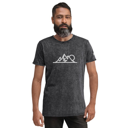 Mountains Denim T-Shirt