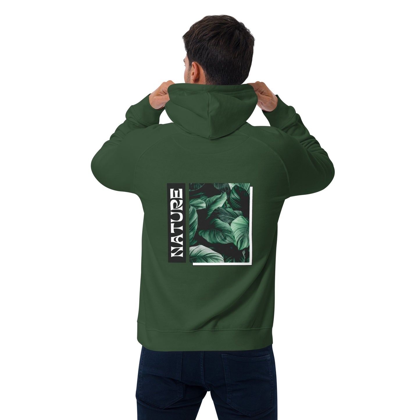 Nature Unisex eco raglan hoodie