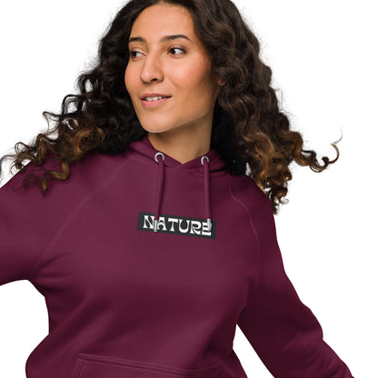 Nature Unisex eco raglan hoodie