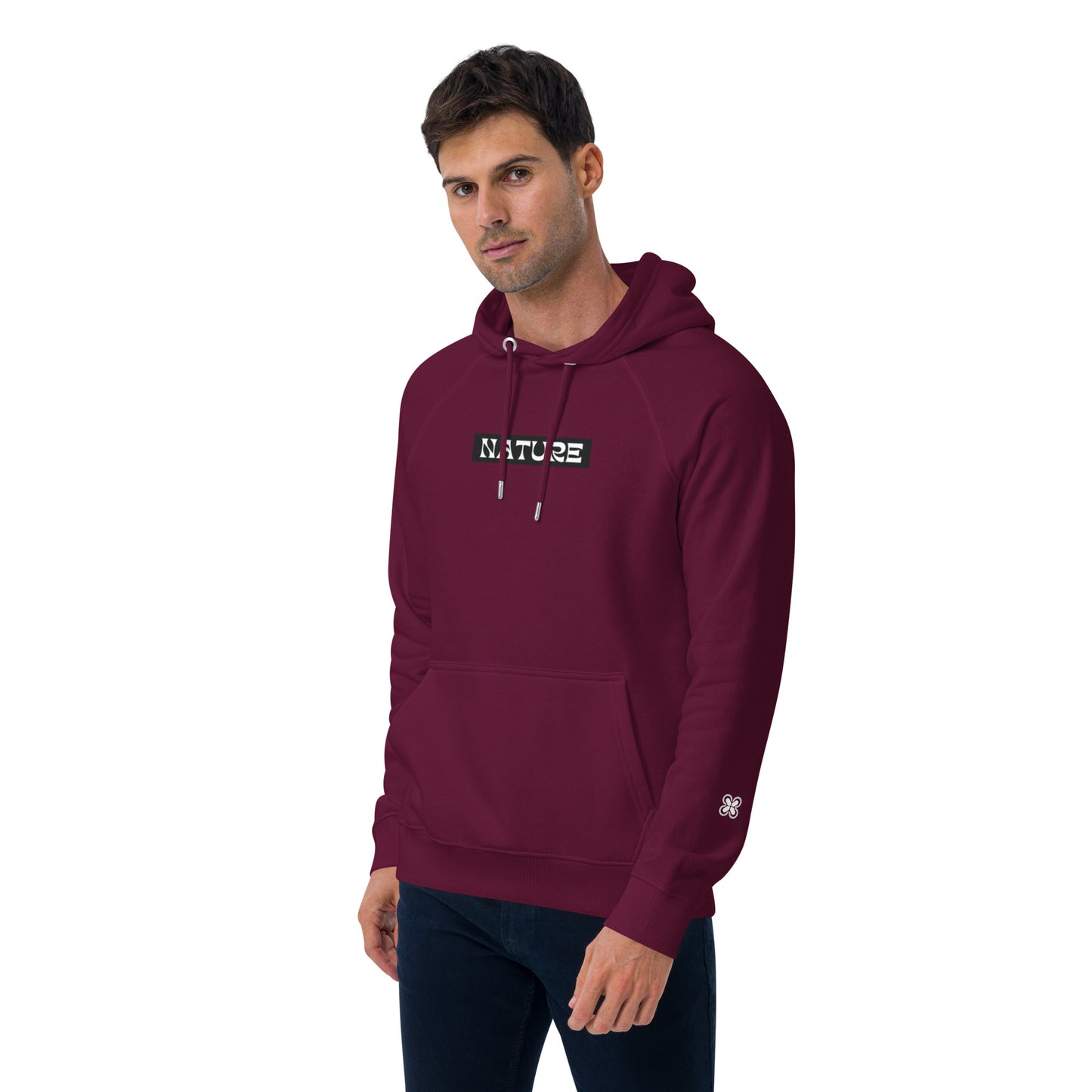 Nature Unisex eco raglan hoodie