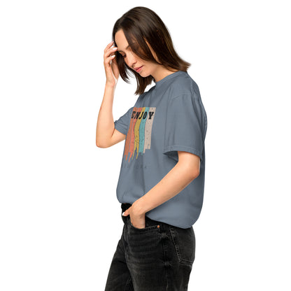Enjoy Unisex garment-dyed heavyweight t-shirt