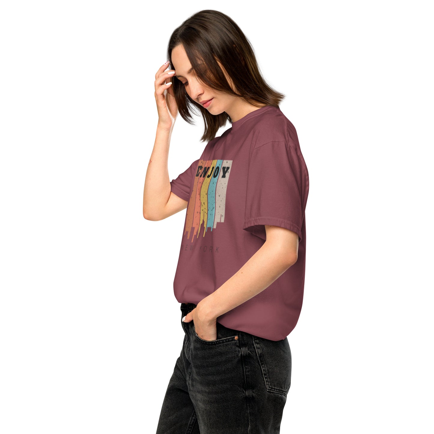 Enjoy Unisex garment-dyed heavyweight t-shirt