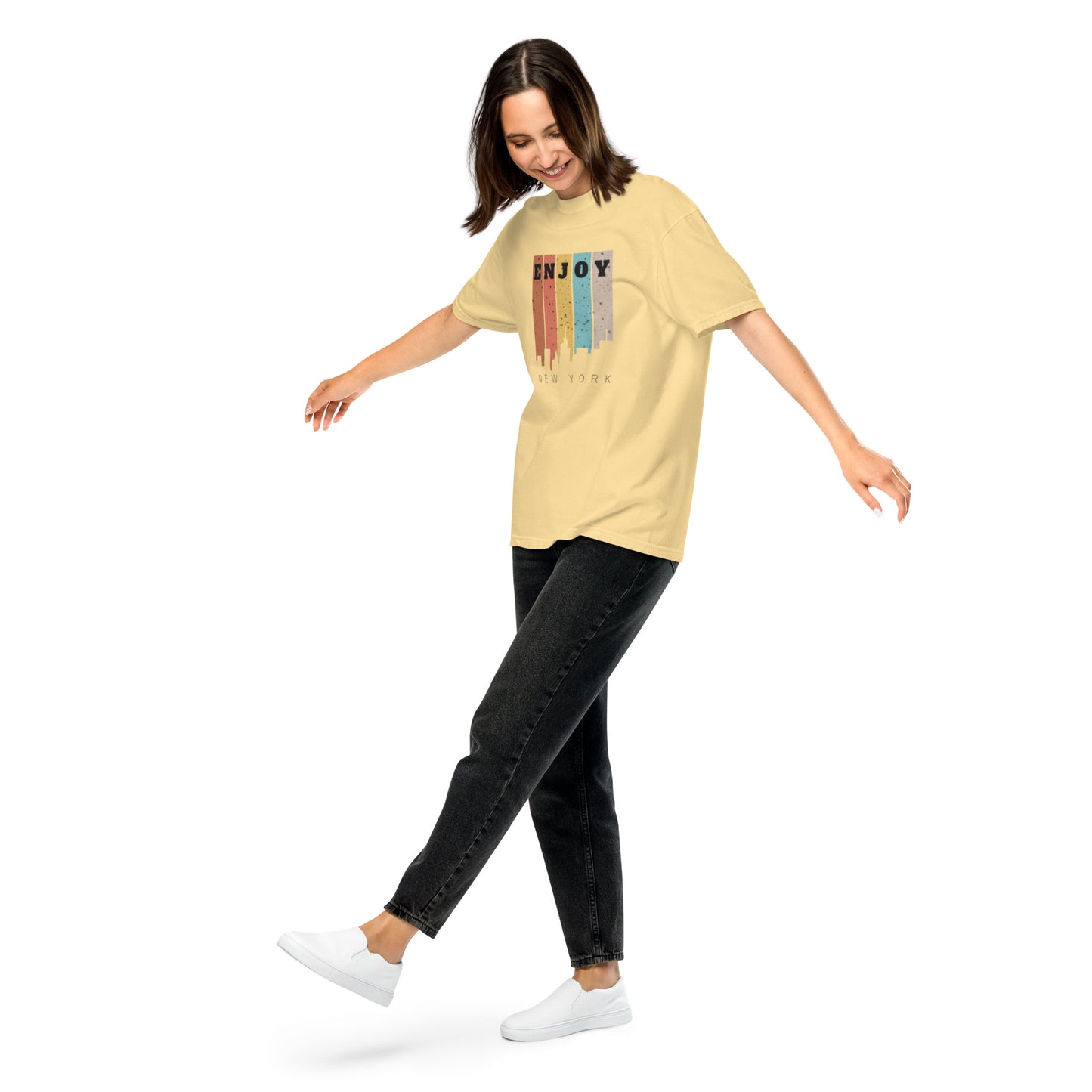 Enjoy Unisex garment-dyed heavyweight t-shirt