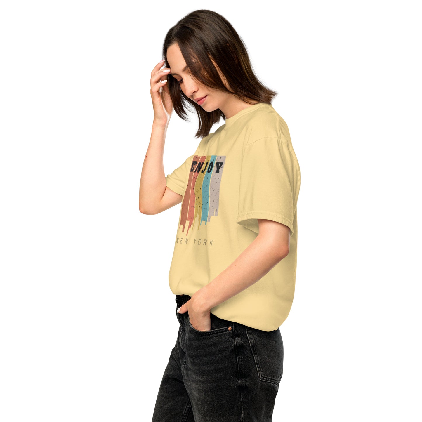 Enjoy Unisex garment-dyed heavyweight t-shirt
