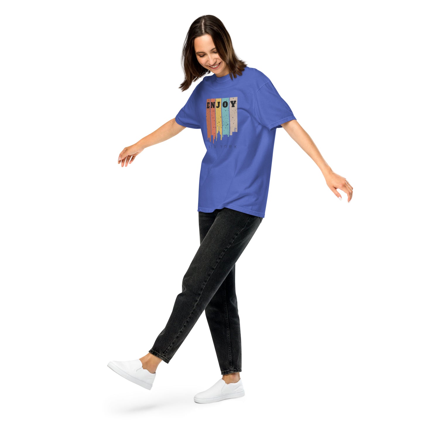 Enjoy Unisex garment-dyed heavyweight t-shirt