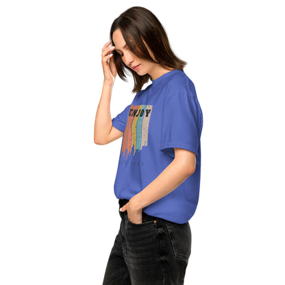 Enjoy Unisex garment-dyed heavyweight t-shirt