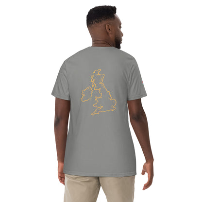 UK Unisex garment-dyed heavyweight t-shirt