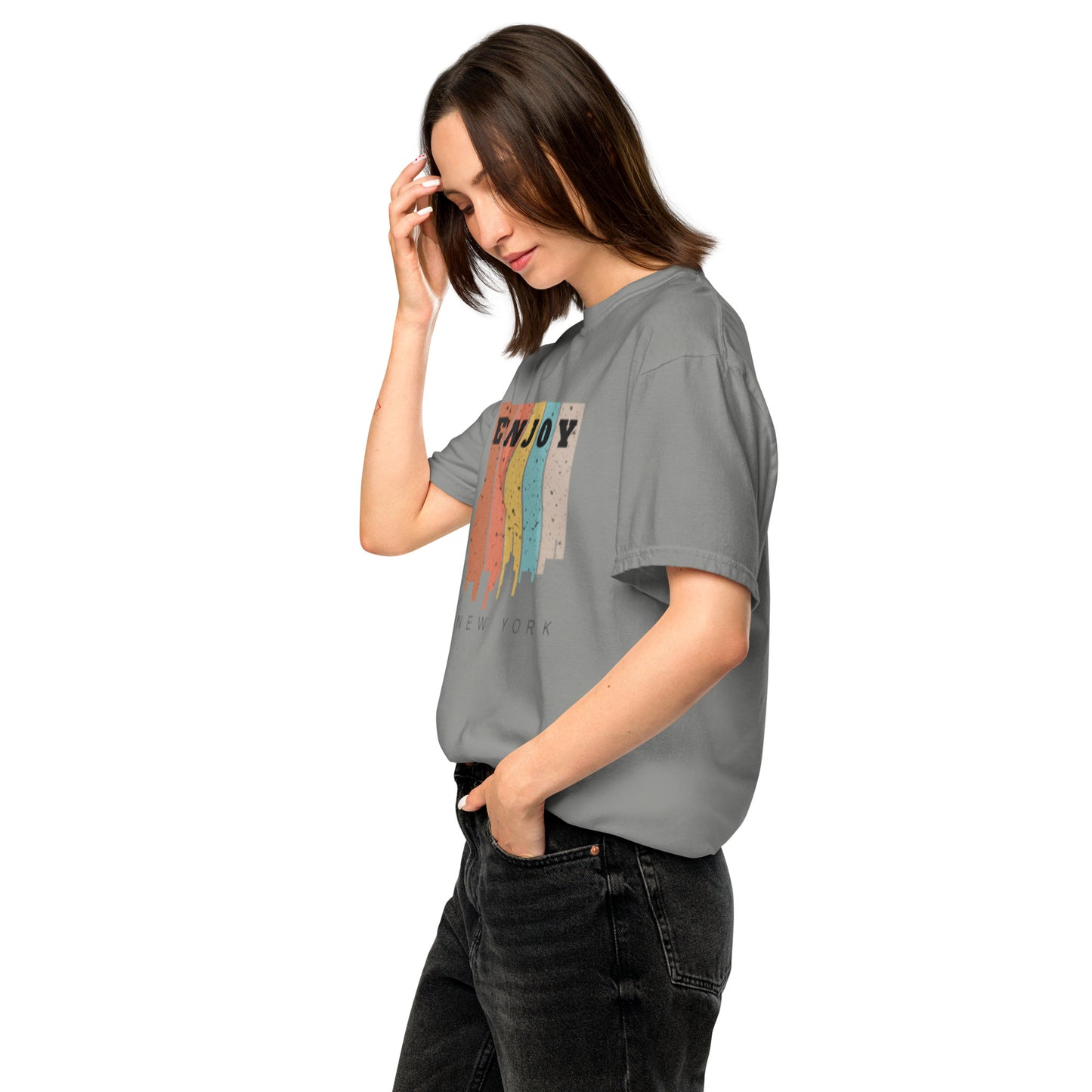 Enjoy Unisex garment-dyed heavyweight t-shirt