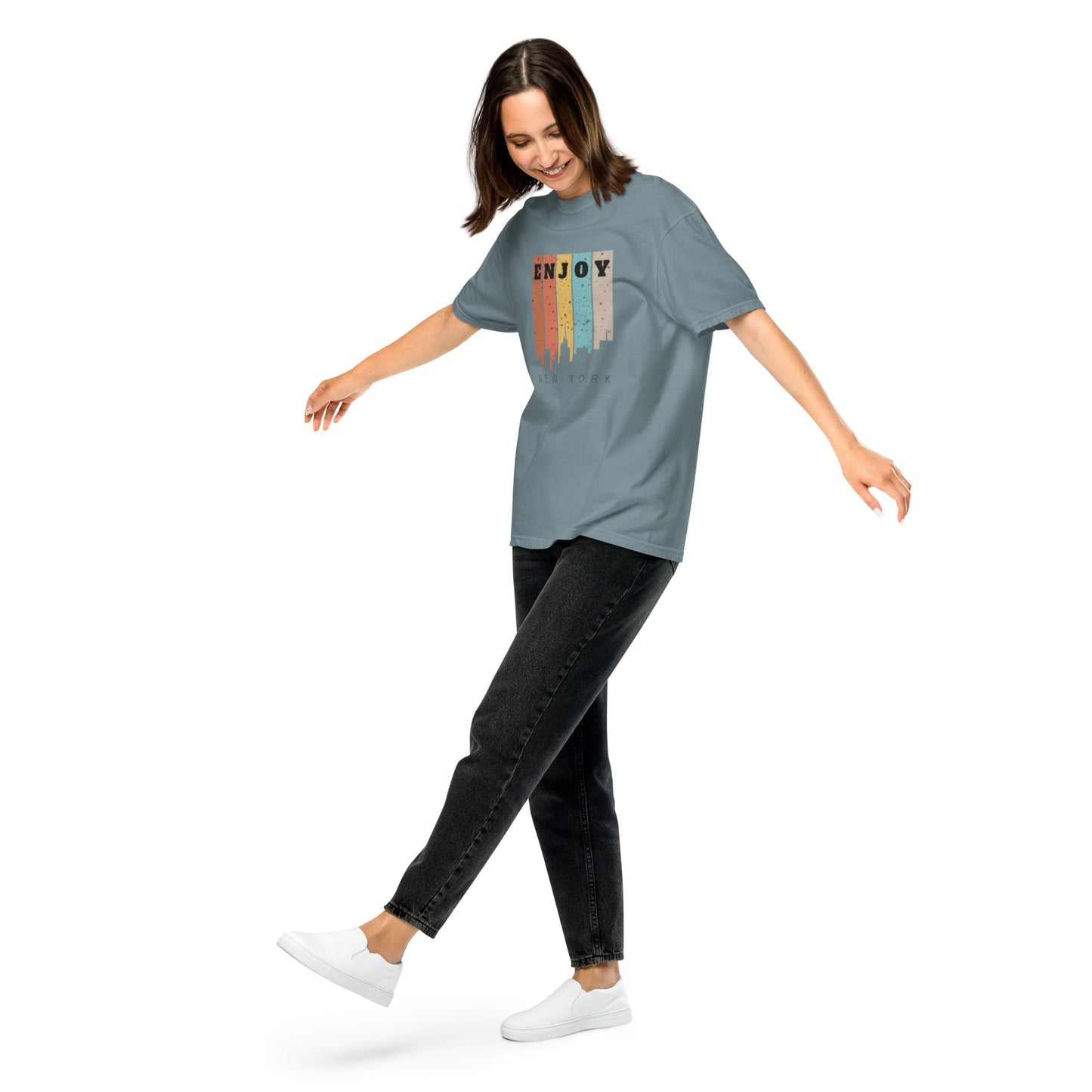 Enjoy Unisex garment-dyed heavyweight t-shirt
