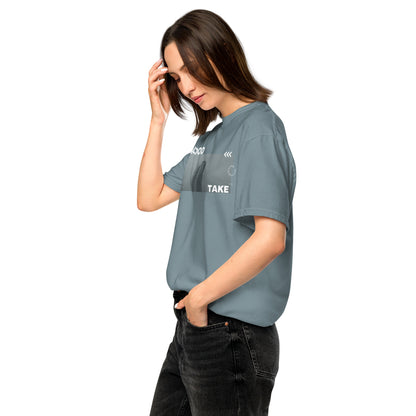 Take Unisex garment-dyed heavyweight t-shirt