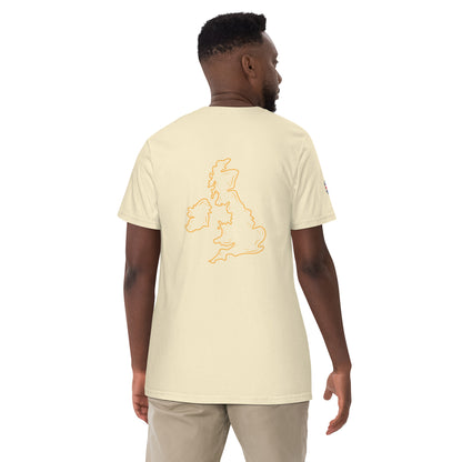 UK Unisex garment-dyed heavyweight t-shirt