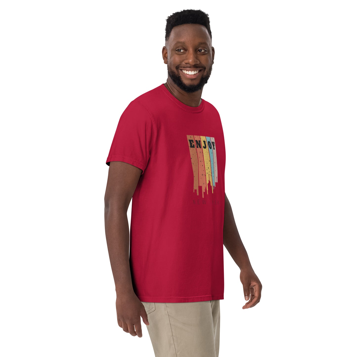 Enjoy Unisex garment-dyed heavyweight t-shirt
