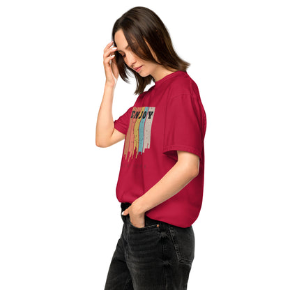 Enjoy Unisex garment-dyed heavyweight t-shirt