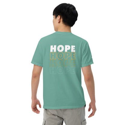 HOPE Unisex garment-dyed heavyweight t-shirt