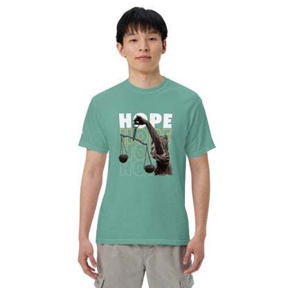 HOPE Unisex garment-dyed heavyweight t-shirt