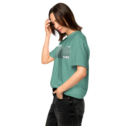 Take Unisex garment-dyed heavyweight t-shirt