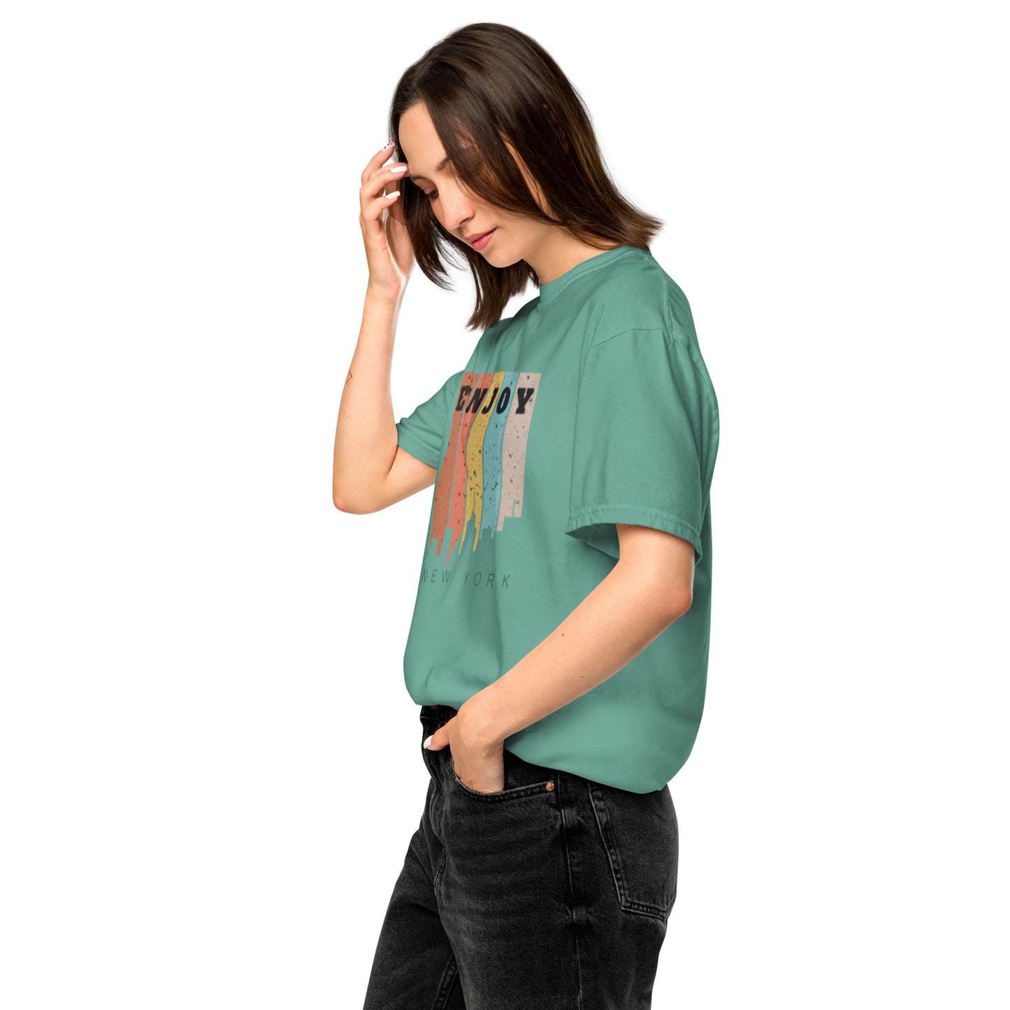 Enjoy Unisex garment-dyed heavyweight t-shirt