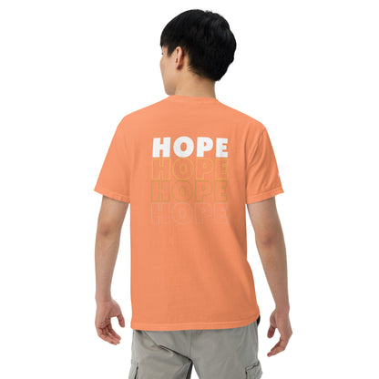 HOPE Unisex garment-dyed heavyweight t-shirt