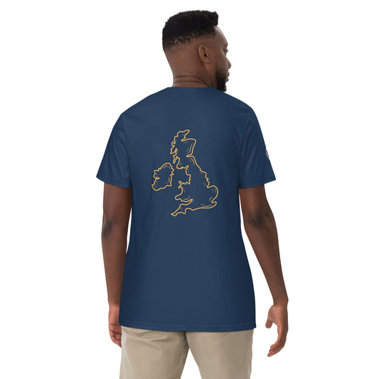 UK Unisex garment-dyed heavyweight t-shirt