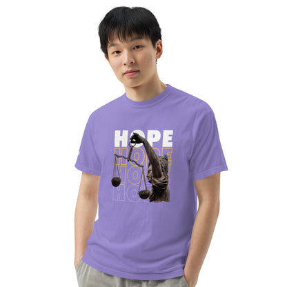 HOPE Unisex garment-dyed heavyweight t-shirt