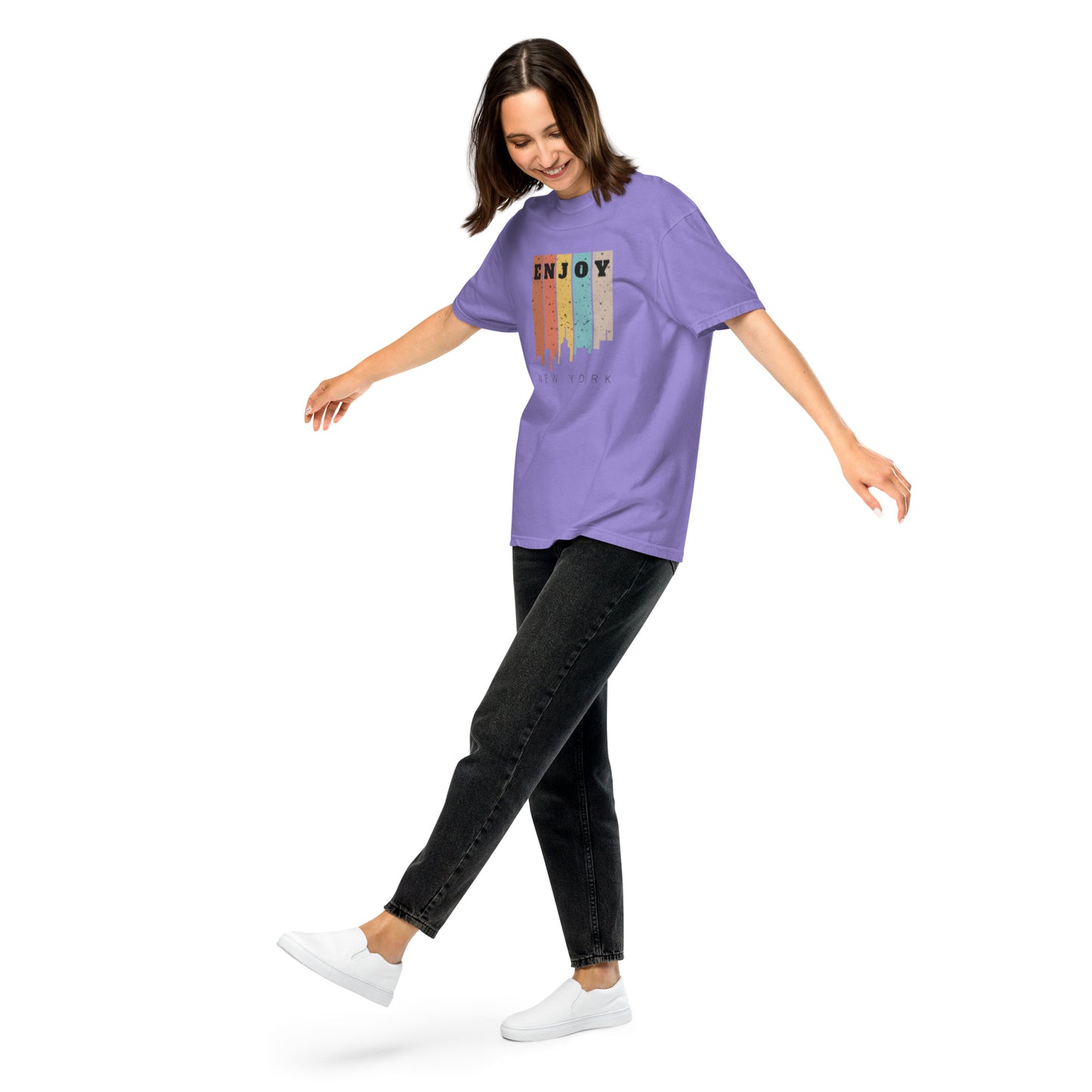 Enjoy Unisex garment-dyed heavyweight t-shirt