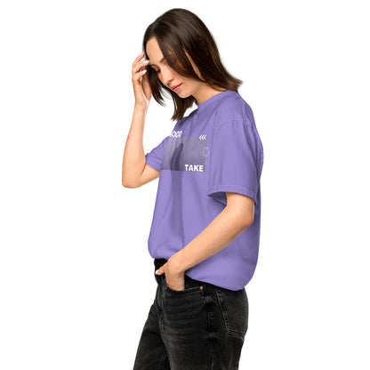 Take Unisex garment-dyed heavyweight t-shirt