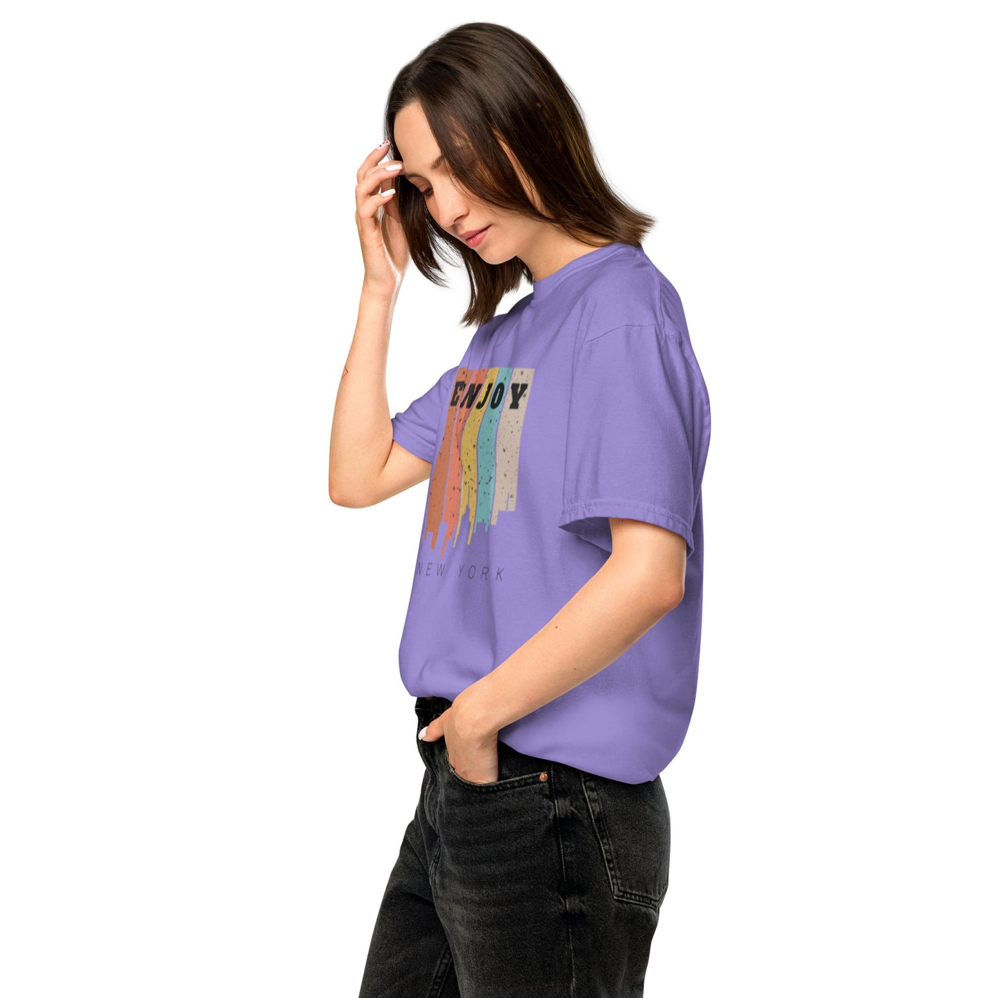 Enjoy Unisex garment-dyed heavyweight t-shirt