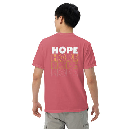 HOPE Unisex garment-dyed heavyweight t-shirt