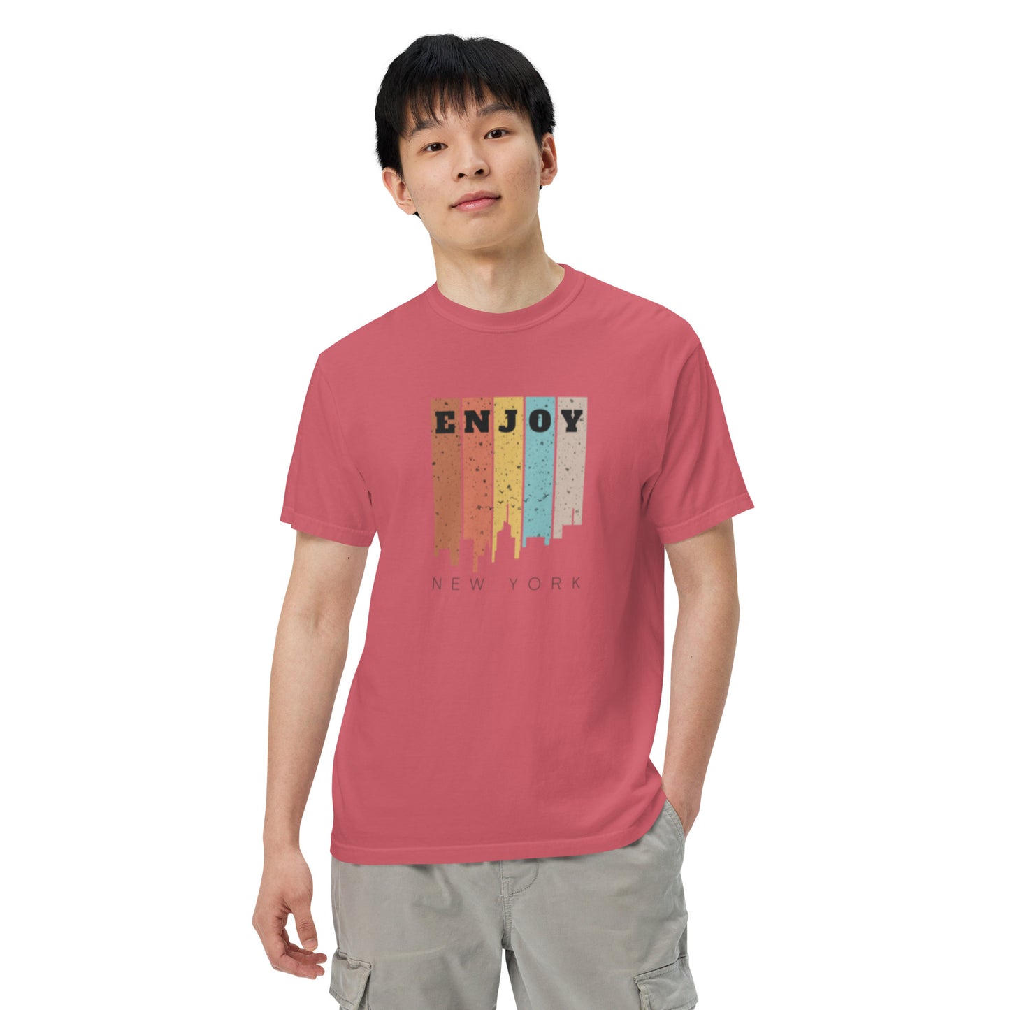 Enjoy Unisex garment-dyed heavyweight t-shirt