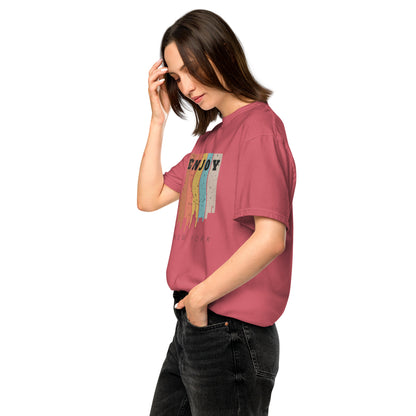 Enjoy Unisex garment-dyed heavyweight t-shirt